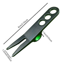 Load image into Gallery viewer, 1PC Golf Greens Fork Zinc Alloy Whistle Shape Repair Fork Turf Repair Tool Golf Equipment Accessories
