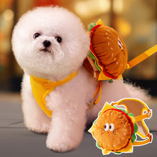Load image into Gallery viewer, Pet Vest Leash Cartoon 3D Accessories for Dogs Teddy Dog Walking Rope Cat Walking Rope Anti Slip Chest Back When Going Out
