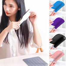 Load image into Gallery viewer, Hairdressing Tools Straighteners Silicone Insulation Pads Curling Irons Insulation Covers Hair Salons Splints Anti Scalding Pads
