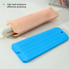 Load image into Gallery viewer, Silicone Curling Iron Insulation Bag Straight Hair Dressing Storage Straight Hair Stick Anti Scald Bag Portable Beauty Tools
