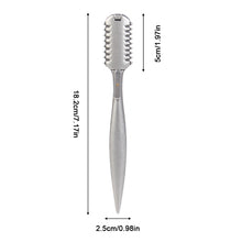 Load image into Gallery viewer, Alloy Double Sided Hair Clipper Hair Salon Hair Thinning Portable Trimming Knife Bangs Trimming Razor Hair Salon Tools
