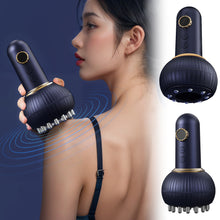 Load image into Gallery viewer, Health Electric Massager Multifunctional Heating Household Shoulder Neck Hot Compress Meridian Brush Dredging Scraping Cupping Device
