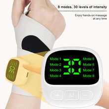 Load image into Gallery viewer, Electric Cordless Wrist Massager USB Rechargeable Vibration Relieves Carpal Tunnel Fatigue Relief Tenosynovitis Massager
