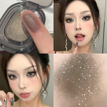 Load image into Gallery viewer, Diamond Glitter Eyeshadow Liquid Face Makeup Highlighter Long Lasting Matte Pink Silkworm Liquid Eye Shadow Cosmetics
