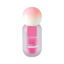Load image into Gallery viewer, Fruit Crystal Jelly Lip Oil Peach Water Light Lip Gloss Hydrating Transparent Glass Plumping Clear Lip Care Makeup Fade Liplines
