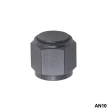 Load image into Gallery viewer, Car Fuel Oil Line Nut Port Adapter N4 AN6 AN8 AN10 AN12 Female Flare Cap Block Off Fitting Plug Aluminum Swivel Hex Head
