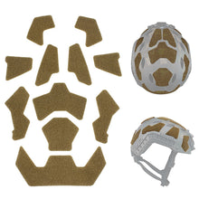 Load image into Gallery viewer, 11Pcs Super High Cut Tactical Helmet Magic Sticker Universal Helmet Tape Padding Stickers for FAST Helmet Patches
