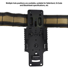 Load image into Gallery viewer, Tactical Adjustable Drop Leg Carry Platform Metal Modular Pistol Holster Adapter Kit Compatible QLS Airsoft Adapter Accessories
