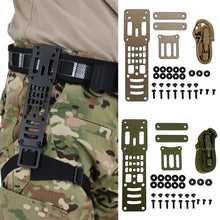 Load image into Gallery viewer, Tactical Adjustable Drop Leg Carry Platform Metal Modular Pistol Holster Adapter Kit Compatible QLS Airsoft Adapter Accessories
