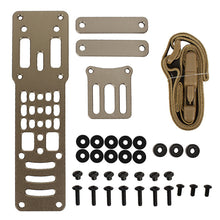 Load image into Gallery viewer, Tactical Adjustable Drop Leg Carry Platform Metal Modular Pistol Holster Adapter Kit Compatible QLS Airsoft Adapter Accessories
