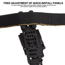 Load image into Gallery viewer, Tactical Adjustable Drop Leg Carry Platform Metal Modular Pistol Holster Adapter Kit Compatible QLS Airsoft Adapter Accessories
