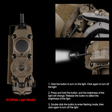 Load image into Gallery viewer, Tactical Helmet Lights Strobe Light To Identify Friends Or Enemies Red Green Blue White Helmet Lighting System Hunting Helmet IR Laser
