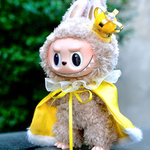Load image into Gallery viewer, For V1 V2 V3 Labubu Doll Clothes Cute King's Cloak Crown Color Match Dolls Accessories Little Clothes

