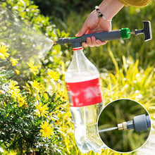 Load image into Gallery viewer, Manual Sprayer Adjustable High Pressure Air Pump Nozzle Drink Bottle Spray Head Garden Watering Supplies Irrigation Sprinkler Garden Tool
