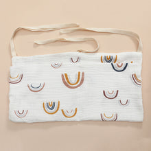 Load image into Gallery viewer, Baby Bedside Storage Bag Cotton Hanging Diaper Holder Multi-Pocket Caddy Baby Room Organization Baby Gift for New Parents
