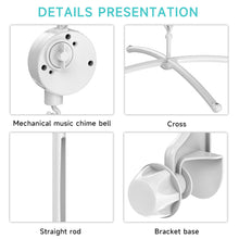 Load image into Gallery viewer, Universal Crib Mobile Holder Adjustable Music Box Crank Mobile Stand Hanger Multi-functional Nursery Decoration Mobile Arm
