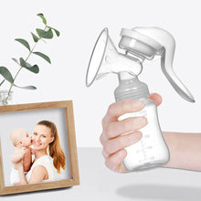 Load image into Gallery viewer, 150ml Manual Breast Pump Portable Handheld All-in-One With Pacifier Soft Silicone Travel Silent Breast Pump Postpartum Essentials for Moms
