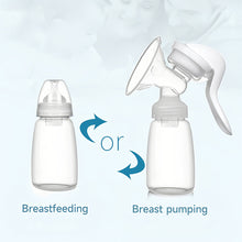 Load image into Gallery viewer, 150ml Manual Breast Pump Portable Handheld All-in-One With Pacifier Soft Silicone Travel Silent Breast Pump Postpartum Essentials for Moms
