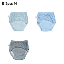 Load image into Gallery viewer, 3pcs Washable Baby Training Pants Breathable Cotton Cloth Reusable Ianfant Diaper Pants Leak-Proof Baby Bottom-Friendly Diaper Pants
