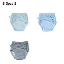 Load image into Gallery viewer, 3pcs Washable Baby Training Pants Breathable Cotton Cloth Reusable Ianfant Diaper Pants Leak-Proof Baby Bottom-Friendly Diaper Pants
