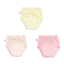 Load image into Gallery viewer, 3pcs Washable Baby Training Pants Breathable Cotton Cloth Reusable Ianfant Diaper Pants Leak-Proof Baby Bottom-Friendly Diaper Pants
