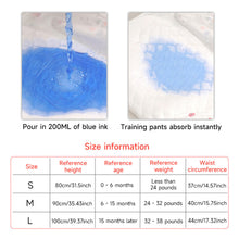 Load image into Gallery viewer, 3pcs Washable Baby Training Pants Breathable Cotton Cloth Reusable Ianfant Diaper Pants Leak-Proof Baby Bottom-Friendly Diaper Pants
