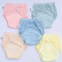 Load image into Gallery viewer, 3pcs Washable Baby Training Pants Breathable Cotton Cloth Reusable Ianfant Diaper Pants Leak-Proof Baby Bottom-Friendly Diaper Pants
