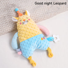 Load image into Gallery viewer, Baby Sleep Aid Plush Calming Toy Interactive Hand Puppet Soft Security Blanket With Chewable Silicone Teether Newborn Sensory Toy
