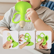 Load image into Gallery viewer, Silicone Teething Whistle Baby Trumpet Toy Multifunctional Developmental Chewable Baby Musical Instrument Oral Motor Skill Toy Infant Breath Trainer
