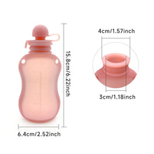 Load image into Gallery viewer, 150ml Leak-Proof Silicone Breast Milk Bags With Scale Washable Eco-Friendly Freezer and Heatable Self-Standing Travel Breast Milk Storage
