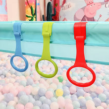 Load image into Gallery viewer, Toddler Pull Up Handle Baby Standing Aid Montessori Pull-Up Bar Crib &amp; Playpen Toy for Learning to Walk and Arm Strength Training Stand-Up Practice Tool
