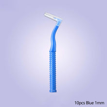 Load image into Gallery viewer, 10pcs L-Shape Interdental Brush Wire Orthodontic Interdental Brush Soft Bristle Tooth Decay Oral Care Hygiene Tool
