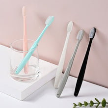 Load image into Gallery viewer, 10pcs Japanese Style Soft Bristle Toothbrush for Sensitive Gums Micro-Fine Ergonomic Handle Gingivitis Prevention Gentle Gum Care Dental Oral Care Brush
