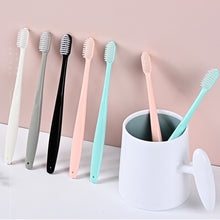 Load image into Gallery viewer, 10pcs Japanese Style Soft Bristle Toothbrush for Sensitive Gums Micro-Fine Ergonomic Handle Gingivitis Prevention Gentle Gum Care Dental Oral Care Brush
