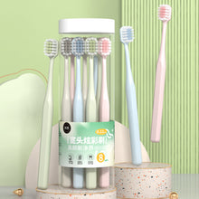 Load image into Gallery viewer, 8pcs Soft Nylon Bristle Toothbrush Set for Sensitive Gums Ergonomic Handle Gingivitis Prevention Gentle Gum Care Dental Oral Care Brush
