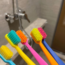 Load image into Gallery viewer, 5pcs Dopamine Toothbrush Set Soft Nylon Bristle for Sensitive Gums Gingivitis Prevention Gentle Gum Dental Oral Care Couple Toothbrushes

