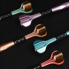Load image into Gallery viewer, 3D Three-dimensional Toothbrush Long Handle Manual Adult Toothbrush Three-sided Couple Toothbrush Tooth Cleaning Tool
