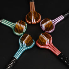 Load image into Gallery viewer, 3D Three-dimensional Toothbrush Long Handle Manual Adult Toothbrush Three-sided Couple Toothbrush Tooth Cleaning Tool
