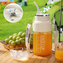 Load image into Gallery viewer, New 350/1200ml Portable Juice Maker Blender Cup Smoothies/Ice Fruits/Nuts Blender Bottle Office/Camping Gift for Fitness Lovers Kitchen Tools Appliances
