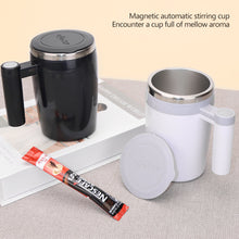 Load image into Gallery viewer, 380ml Electric Stirring Mug Digital Display Coffee/Protein Shakes/Milk/Instant Beverages One-Touch Smart for Office Home
