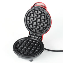 Load image into Gallery viewer, Mini Waffle Pancake Maker EU/US/UK Plug Non-Stick Portable LED Indicator Gift for Baking Lovers/Kids Parent-Child Baking Appliance
