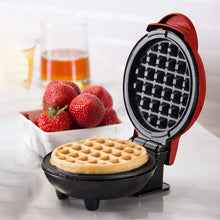 Load image into Gallery viewer, Mini Waffle Pancake Maker EU/US/UK Plug Non-Stick Portable LED Indicator Gift for Baking Lovers/Kids Parent-Child Baking Appliance
