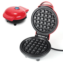 Load image into Gallery viewer, Mini Waffle Pancake Maker EU/US/UK Plug Non-Stick Portable LED Indicator Gift for Baking Lovers/Kids Parent-Child Baking Appliance
