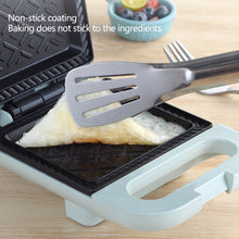 Load image into Gallery viewer, Multi-Function Crispy Edge Sandwich Maker EU Plug Breakfast Panini Waffle Press Electric Grill Quick Heat Portable Brunch Healthy Snack Maker
