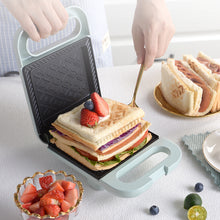 Load image into Gallery viewer, Multi-Function Crispy Edge Sandwich Maker EU Plug Breakfast Panini Waffle Press Electric Grill Quick Heat Portable Brunch Healthy Snack Maker

