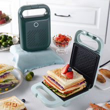 Load image into Gallery viewer, Multi-Function Crispy Edge Sandwich Maker EU Plug Breakfast Panini Waffle Press Electric Grill Quick Heat Portable Brunch Healthy Snack Maker

