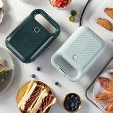 Load image into Gallery viewer, Multi-Function Crispy Edge Sandwich Maker EU Plug Breakfast Panini Waffle Press Electric Grill Quick Heat Portable Brunch Healthy Snack Maker
