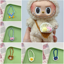 Load image into Gallery viewer, Doll Bag for 17cm Labubu Joker Bear BJD Plush Doll Crossbody Bag Dolls Accessories Cute Decoration Mini Clothes

