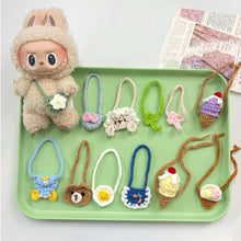 Load image into Gallery viewer, Doll Bag for 17cm Labubu Joker Bear BJD Plush Doll Crossbody Bag Dolls Accessories Cute Decoration Mini Clothes
