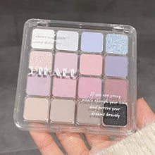 Load image into Gallery viewer, 16 Colors In 1 Eyeshadow Stick Portable Matte Pearlescent Eyeshadow Highlight Long-lasting Eye Makeup Cosmetics Earth Color
